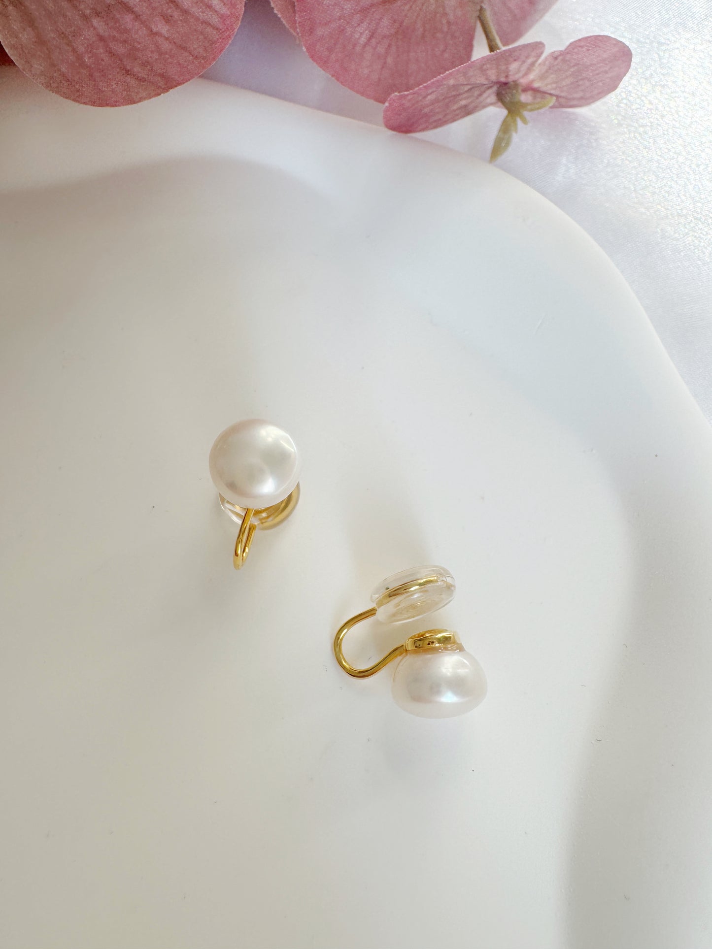 Freshwater Pearl Clip-On Earrings – Pearl Non-Pierced Ear Clips